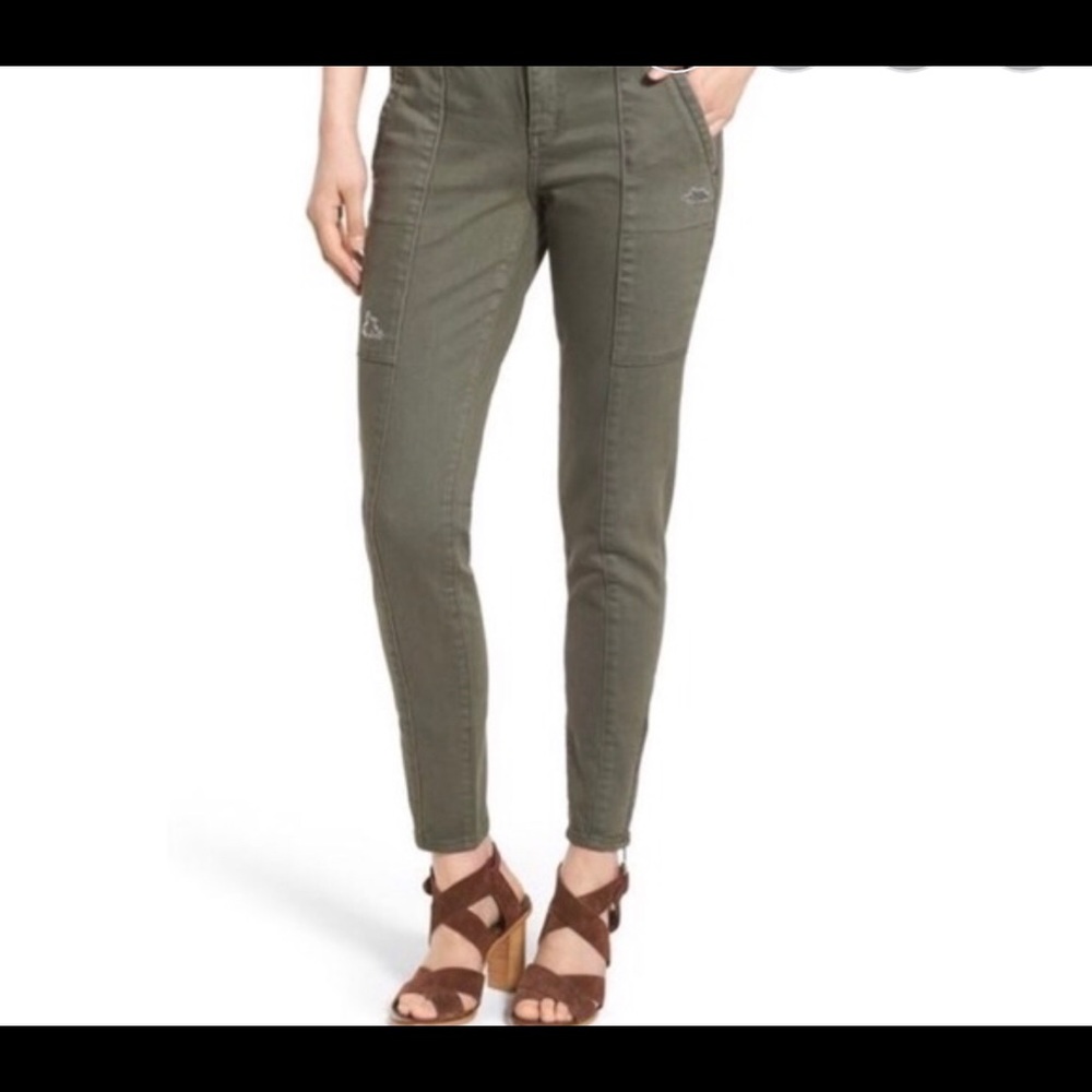 TREASURE & BOND - green ankle pants - Size 25